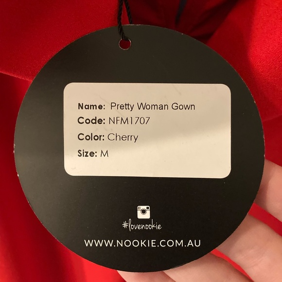 Nookie Pretty Woman Red Gown - Picture 8 of 8